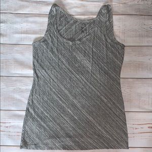 New York & Company Heather Gray Tank Top